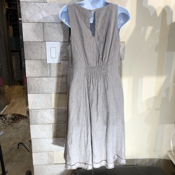 PIAZZA DEL TEMPIO WOMAN LINEN TOP DRESS - Picture 4 of 4